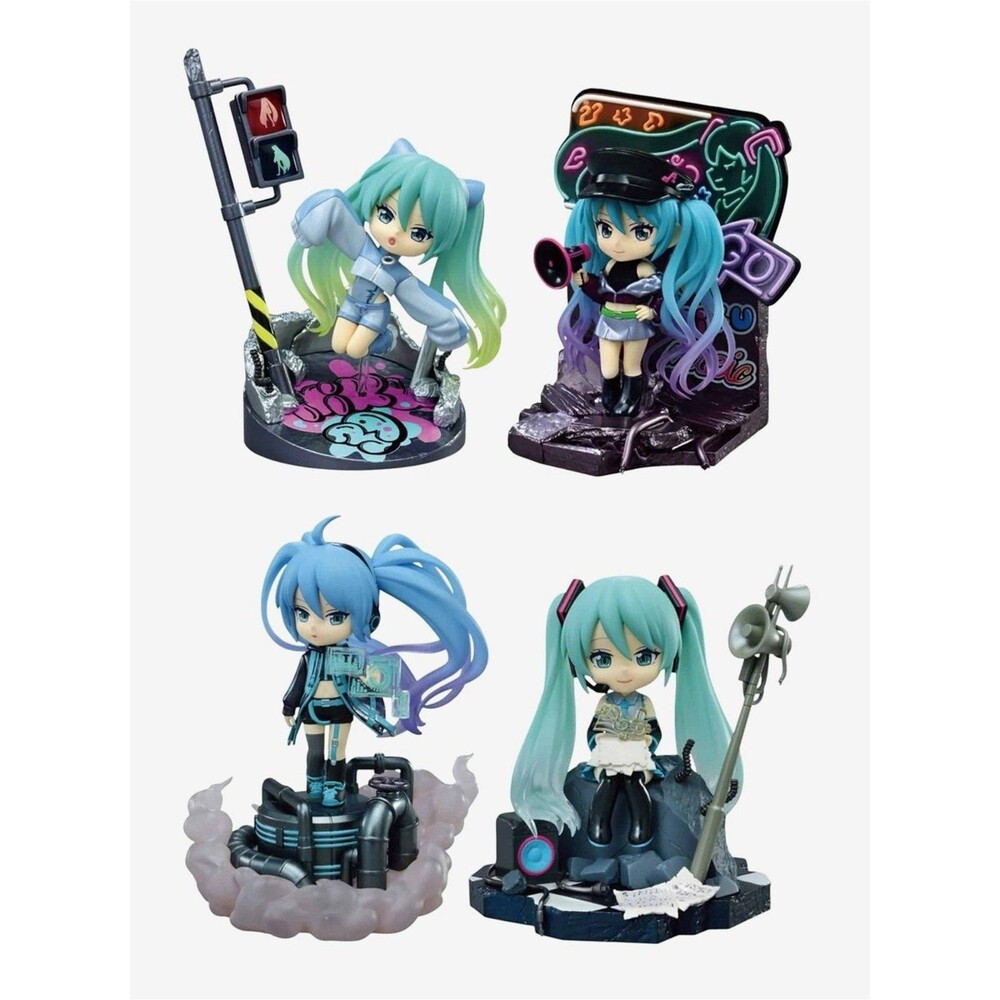 Re-Ment Hatsune Miku Neo Story of My World Miniature Figure Set BOX of 4 Packs